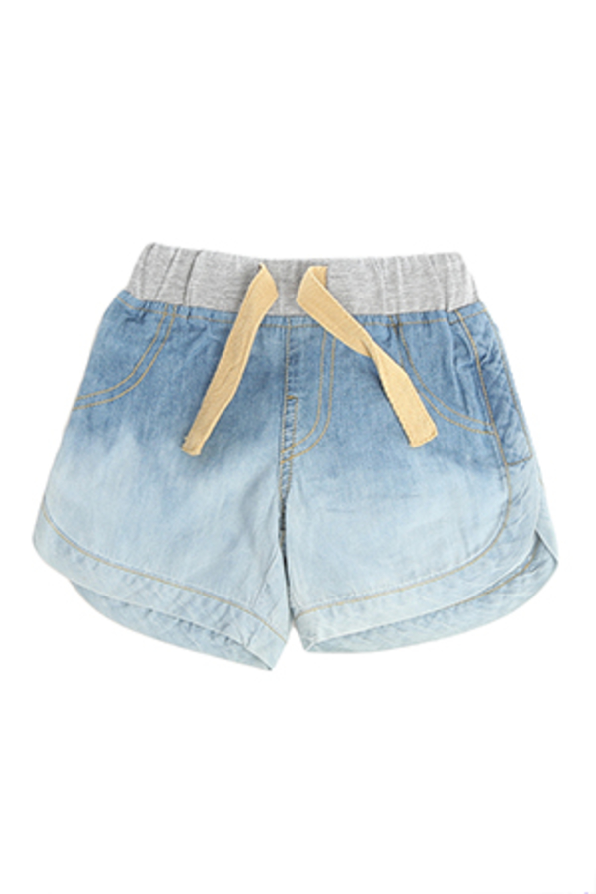 washed out denim shorts