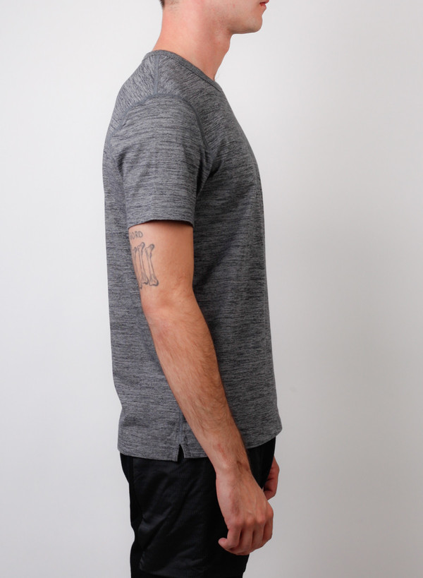 Reigning Champ Set-In Tee Tiger Jersey Black Reigning Champ Set-In Tee Tiger Jersey Black
