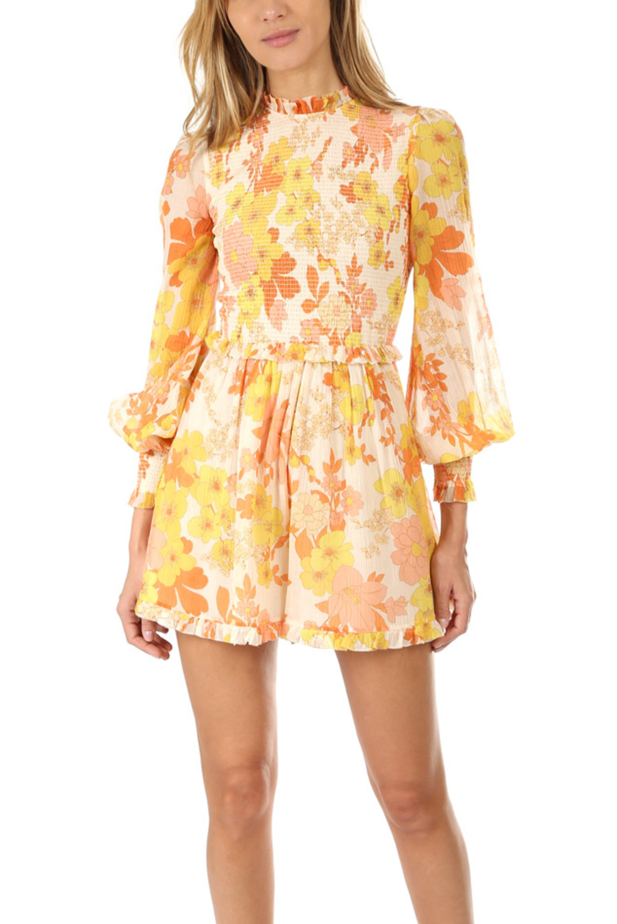 Zimmermann Primrose Crinkle Playsuit 