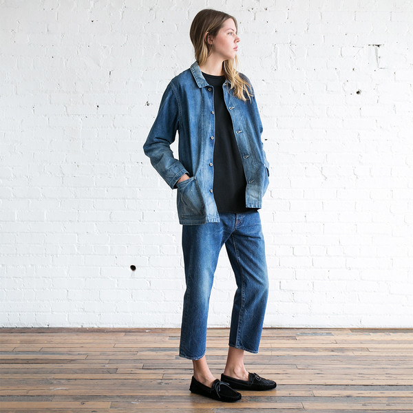 Chimala Selvedge Denim Wide Tapered Cut Chimala Selvedge Denim Wide Tapered Cut