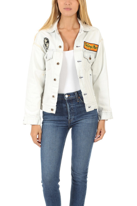 black panther denim jacket