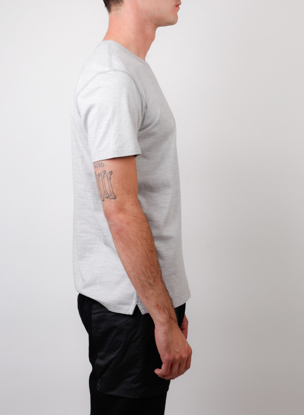Reigning Champ Set-In Tee Tiger Jersey Grey Reigning Champ Set-In Tee Tiger Jersey Grey