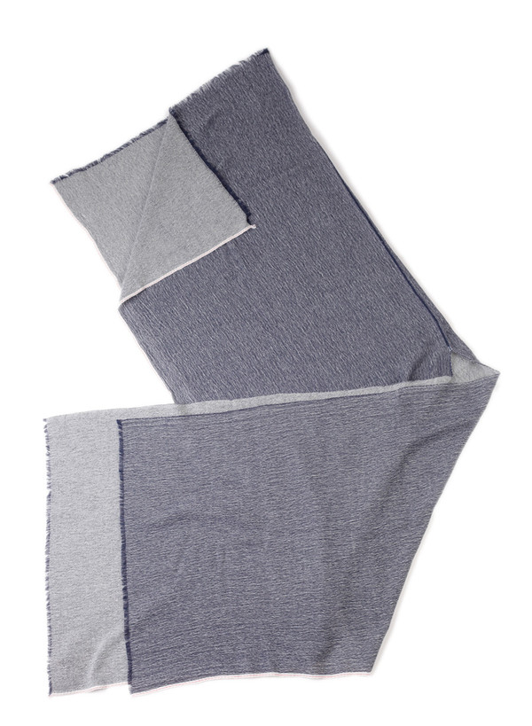 Blue Blue Japan Unisex Woven Selvedge Wool/Cotton Kappa Stole Blue Blue Japan Unisex Woven Selvedge Wool/Cotton Kappa Stole