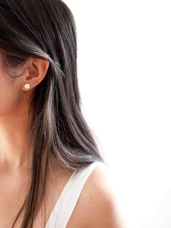 Laurel Hill Jewelry Io Studs // Moonstone Laurel Hill Jewelry Io Studs // Moonstone