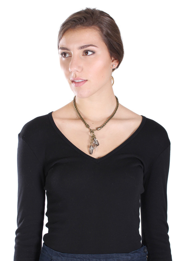 Grayling Nina Necklace in Antique Brass Grayling Nina Necklace in Antique Brass