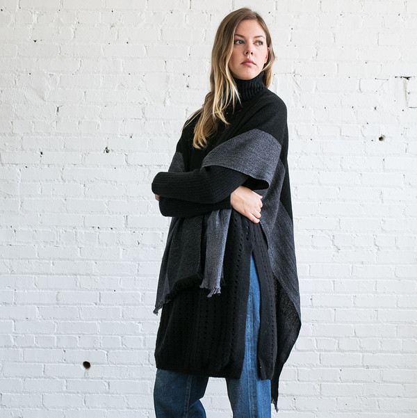 M.Patmos M. Patmos Rowland Wrap Black M.Patmos M. Patmos Rowland Wrap Black
