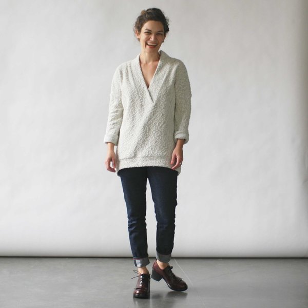 Make It Good Pebble Knit Tunic in Cream Make It Good Pebble Knit Tunic in Cream
