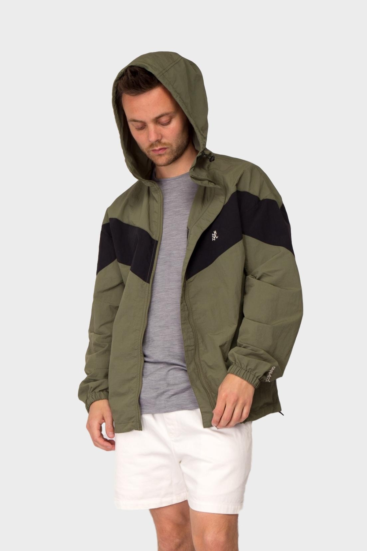 Gramicci Shell Jacket - Olive/Black 