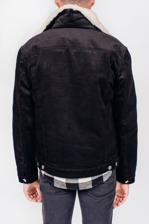 Men's Maison Kitsune Corduroy Trucker Jacket Men's Maison Kitsune Corduroy Trucker Jacket