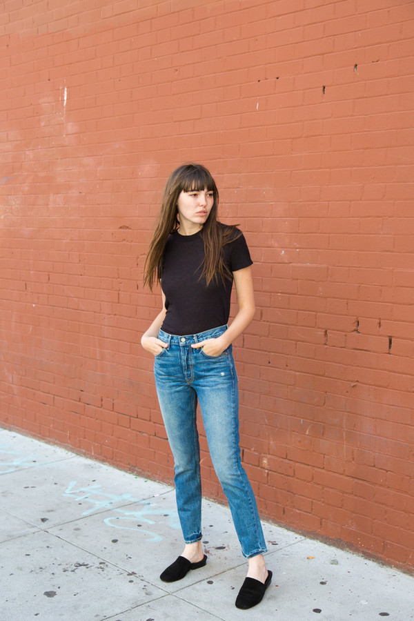 grlfrnd karolina high rise jean in close to you grlfrnd karolina high rise jean in close to you