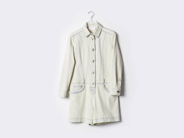 See By Chloe Denim Romper See By Chloe Denim Romper