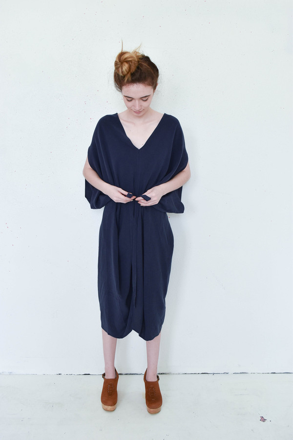 7115 By Szeki Signature Kimono Dress in Navy 7115 By Szeki Signature Kimono Dress in Navy