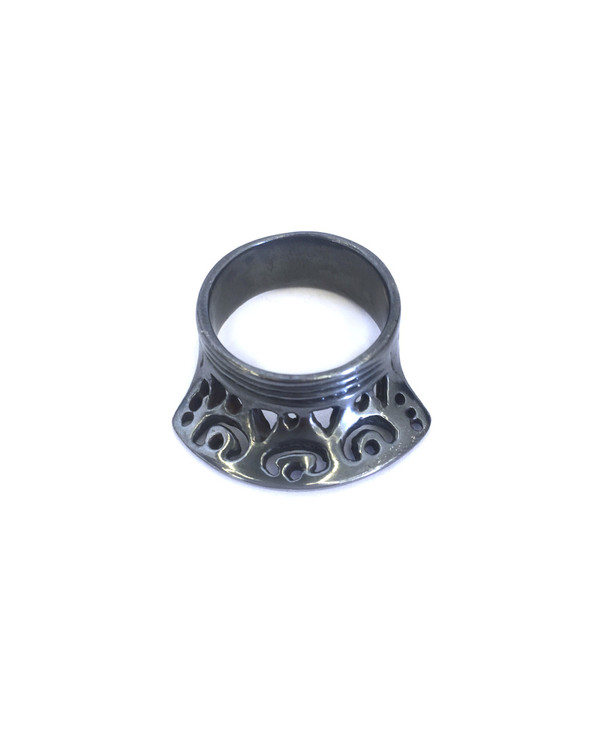 Ariana Boussard-Reifel Ziara Ring in Black Silver Ariana Boussard-Reifel Ziara Ring in Black Silver