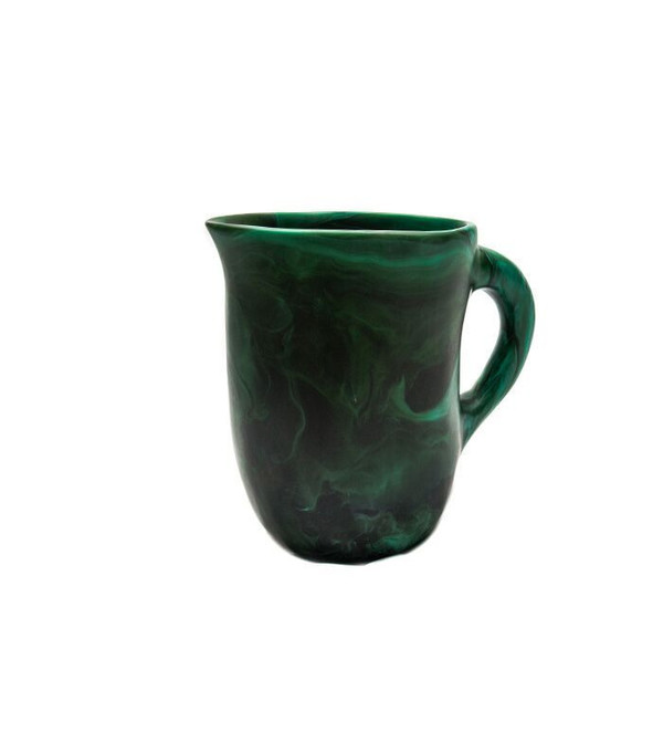 Dinosaur Designs Large Rock Jug in Emerald Swirl Dinosaur Designs Large Rock Jug in Emerald Swirl
