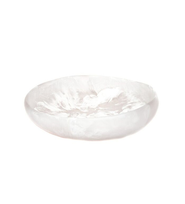 Dinosaur Designs Medium Earth Bowl in Snow Swirl Dinosaur Designs Medium Earth Bowl in Snow Swirl