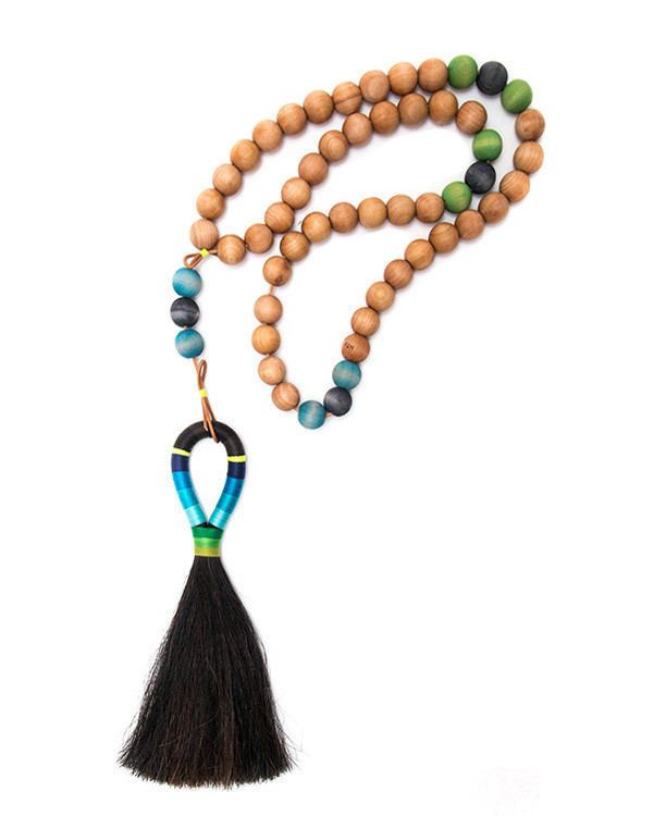 Fredericks & Mae Medium Worry Beads with Black Tassel Fredericks & Mae Medium Worry Beads with Black Tassel