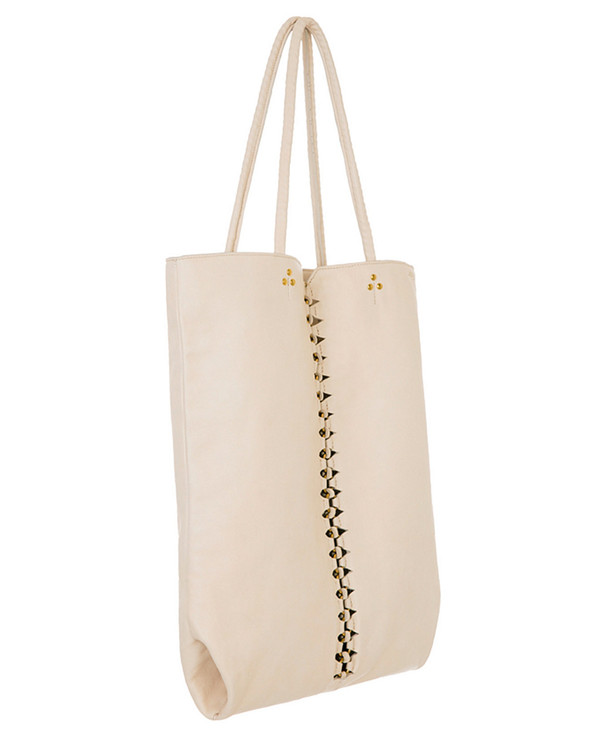 Jerome Dreyfuss Dario Tote in Creme Lambskin Jerome Dreyfuss Dario Tote in Creme Lambskin