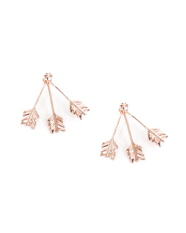 Pamela Love Triple Arrow Ear Jacket in Rose Gold Pamela Love Triple Arrow Ear Jacket in Rose Gold
