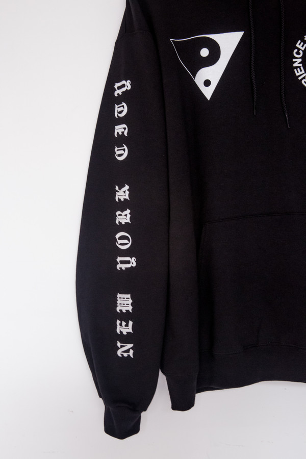 Unisex Token Cotton Mosco Hoodie - Black Unisex Token Cotton Mosco Hoodie - Black