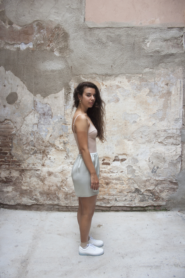 Baserange Azour Short – Light Silk Satin Baserange Azour Short – Light Silk Satin