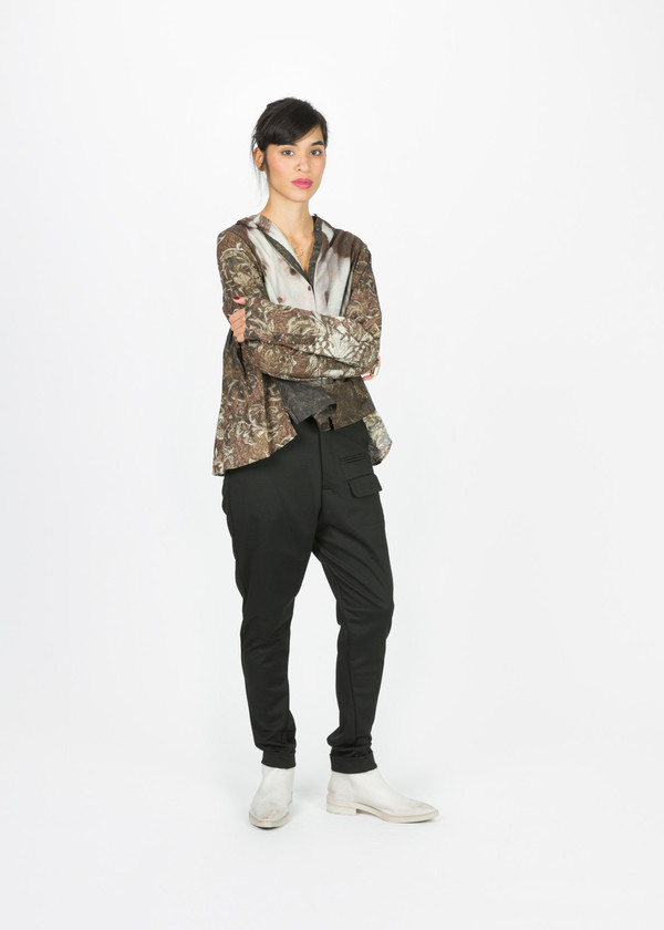 Rundholz Hooded Ruffle Shirt Rundholz Hooded Ruffle Shirt
