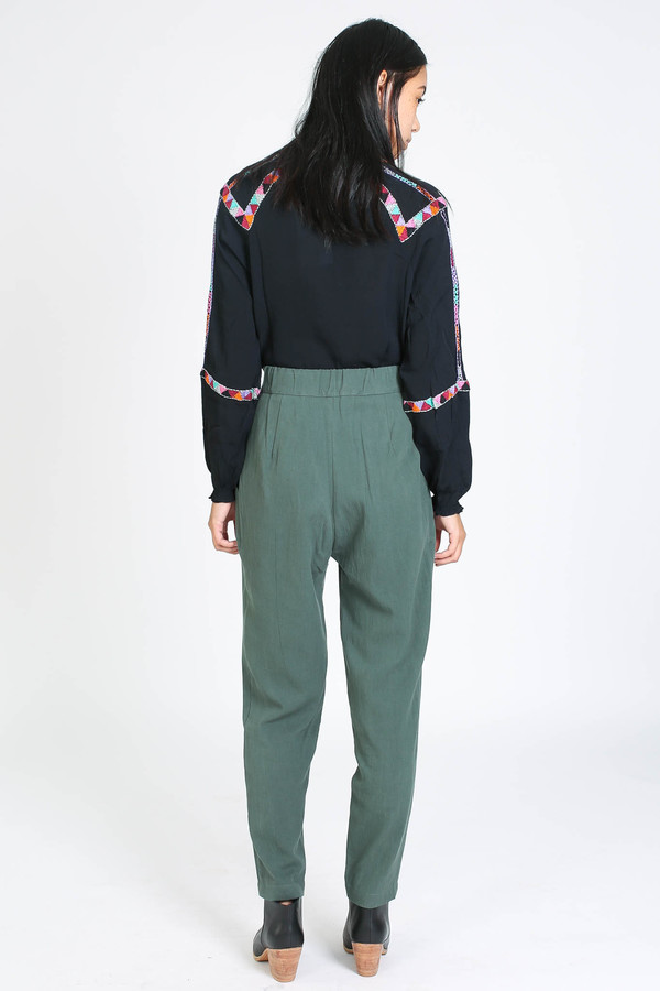 First Rite Narrow trouser in Jade First Rite Narrow trouser in Jade