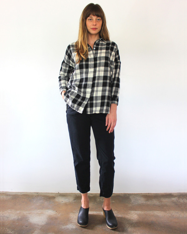 Esby STELLA L/S BUTTON DOWN - PLAID Esby STELLA L/S BUTTON DOWN - PLAID