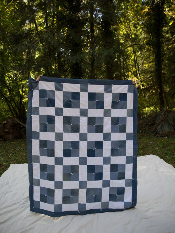 DUO NYC Denim Patch Quilt DUO NYC Denim Patch Quilt
