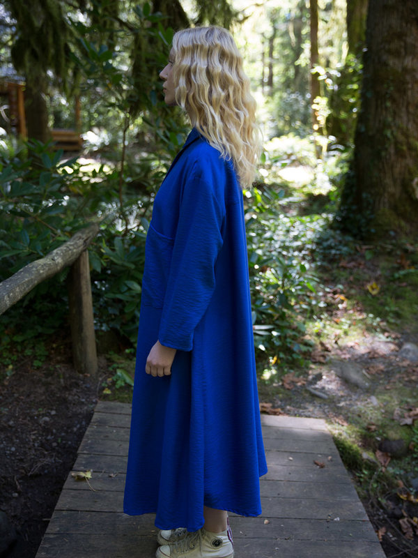 Sunja Link Blue Shirt Dress Sunja Link Blue Shirt Dress