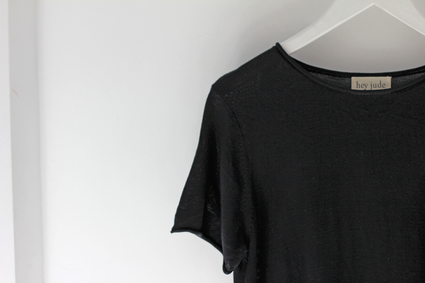 Hey Jude Vintage Silk Knit Tee Hey Jude Vintage Silk Knit Tee