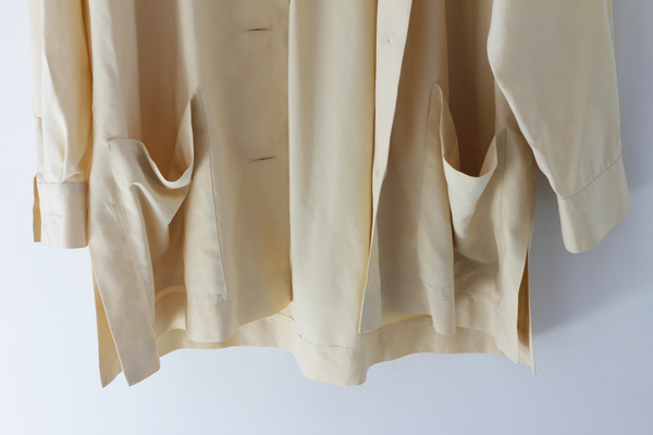 Hey Jude Cornmeal Silk Cardigan Hey Jude Cornmeal Silk Cardigan