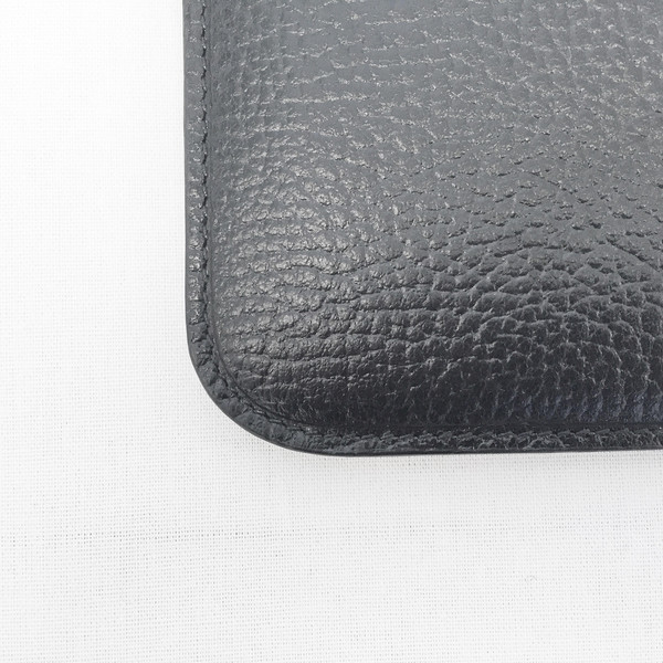 Comme des Garcons - Small Black / Blue Inside Zip-up Pouch Comme des Garcons - Small Black / Blue Inside Zip-up Pouch