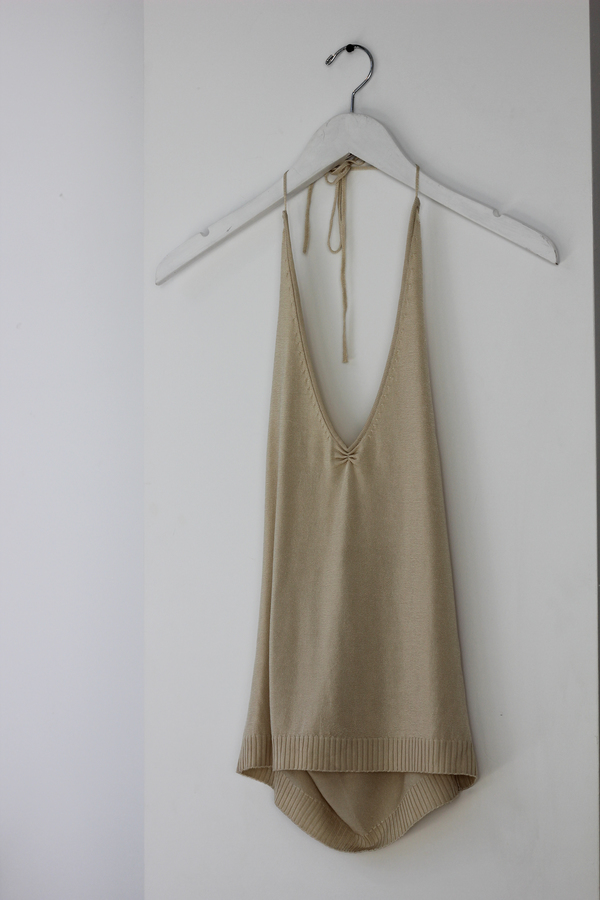Hey Jude Silk Halter Top Hey Jude Silk Halter Top
