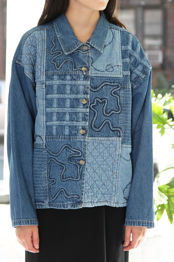 DUO NYC Vintage Blocked Denim Jacket DUO NYC Vintage Blocked Denim Jacket