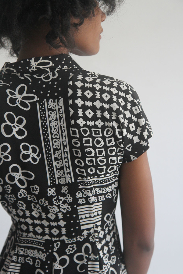 The Shudio Vintage Printed A-Line Dress The Shudio Vintage Printed A-Line Dress
