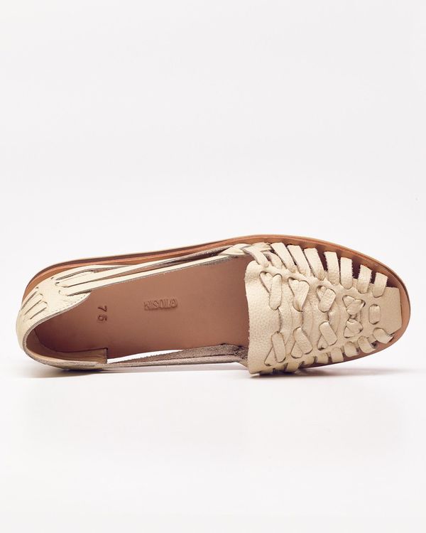 Austin Ecuador Huarache Sandal Bone - What's It Worth Austin Ecuador Huarache Sandal Bone - What's It Worth