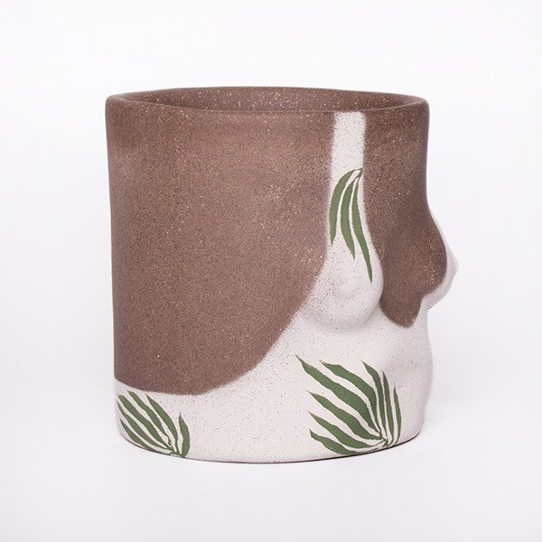Group Partner "Dark Leaves Girl" Pot Group Partner "Dark Leaves Girl" Pot