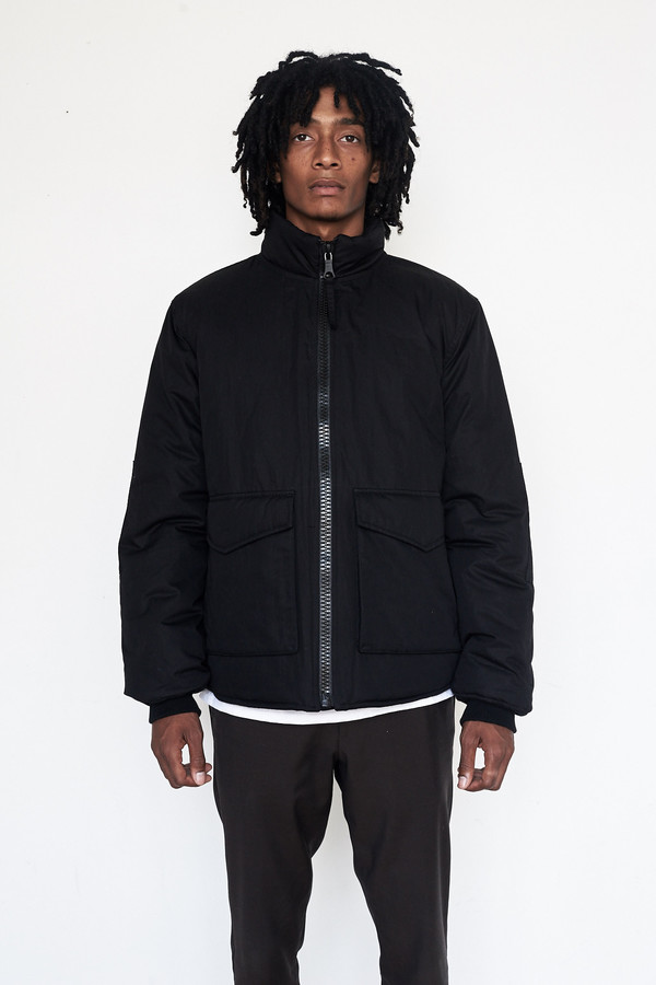 Men's Our Legacy Cotton Puffed Funnel Jacket Men's Our Legacy Cotton Puffed Funnel Jacket