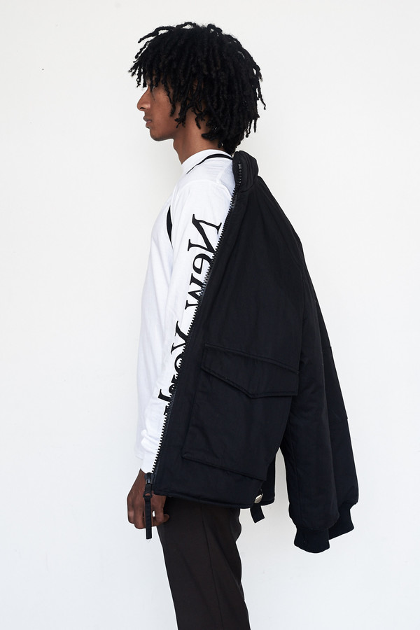Men's Our Legacy Cotton Puffed Funnel Jacket Men's Our Legacy Cotton Puffed Funnel Jacket