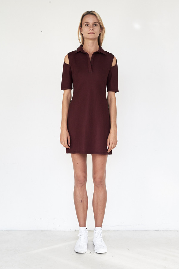 Tosia Pique Suspension Polo Dress Tosia Pique Suspension Polo Dress
