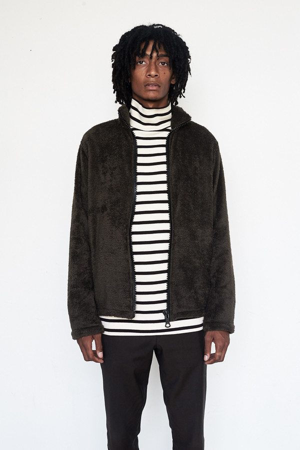 Men's Our Legacy Polarfleece Funnel Jacket Men's Our Legacy Polarfleece Funnel Jacket