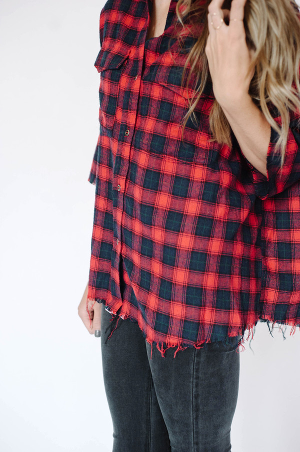 Sunday Supply Co. Fringe Plaid Sunday Supply Co. Fringe Plaid