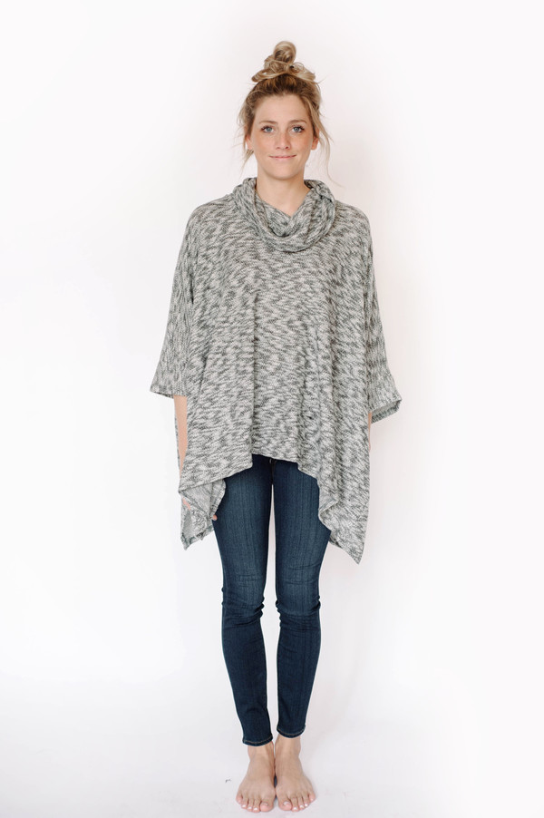 Sunday Supply Co. Heathered Poncho Sunday Supply Co. Heathered Poncho