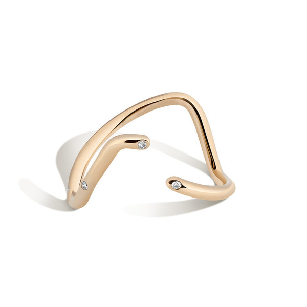 Shahla Karimi 14K Gold Subway Fine Ring - UWS to LES Shahla Karimi 14K Gold Subway Fine Ring - UWS to LES