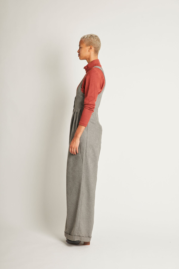 Kurt Lyle Olivia Pants in Charcoal Suede Kurt Lyle Olivia Pants in Charcoal Suede