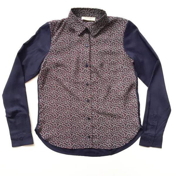 MEEMOZA - OXFORD FLEURI - ROUGE MEEMOZA - OXFORD FLEURI - ROUGE