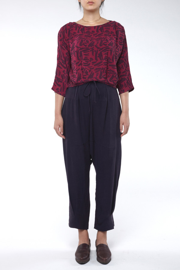 Seek Collective Jaipur Pant Solid Aubergine Seek Collective Jaipur Pant Solid Aubergine