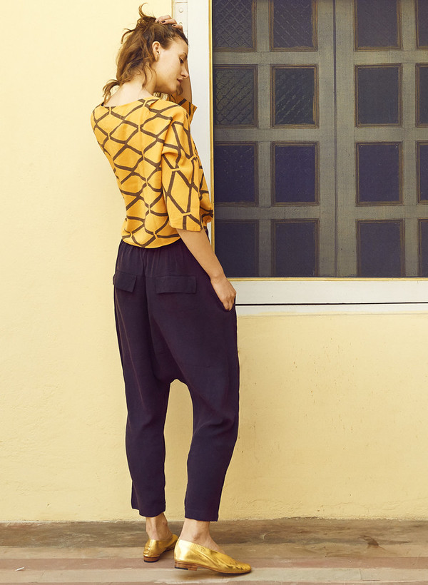 Seek Collective Jaipur Pant Solid Aubergine Seek Collective Jaipur Pant Solid Aubergine