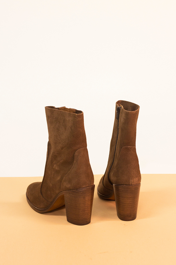 CORSSWALK Castana Suede Ankle Boot- Brown CORSSWALK Castana Suede Ankle Boot- Brown