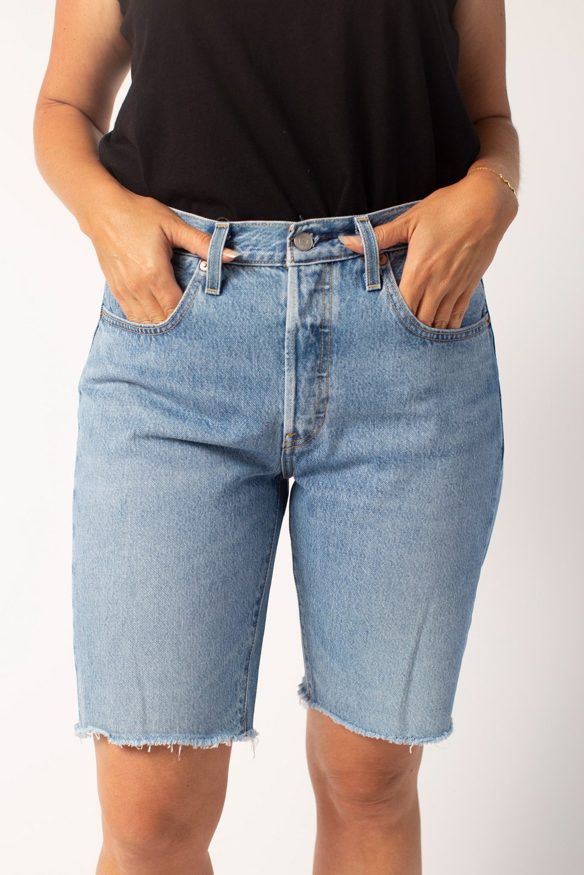 501 knee length shorts